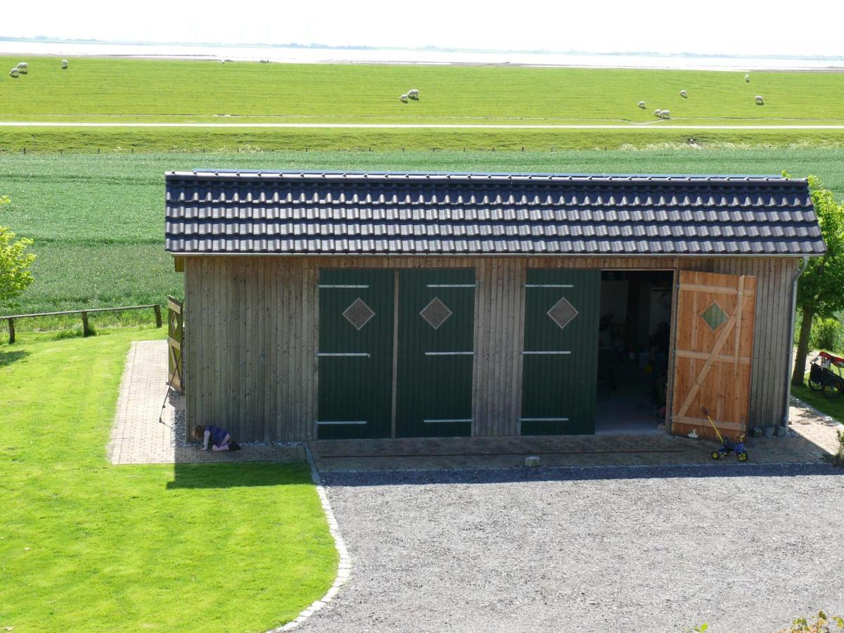 Ferienhaus Wattenmeerblick Villa Nordstrand Exterior foto